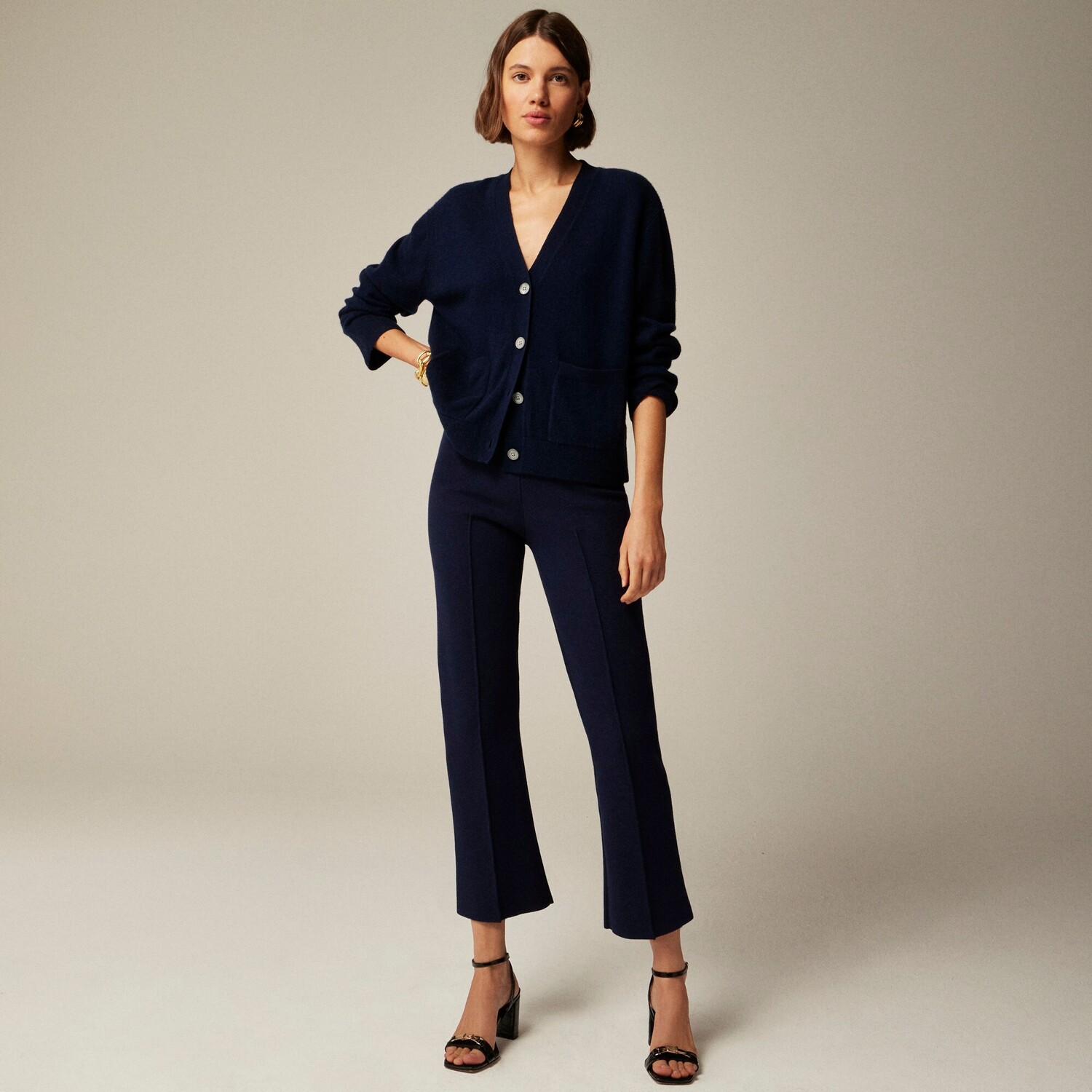 

Делейни кикаут свитер брюки J.Crew, синий