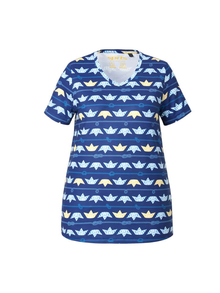 

Футболка Ulla Popken Shirt, цвет dunkelindigo