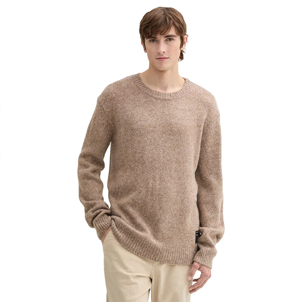 

Свитер Tom Tailor Basic Cosy Crewneck Knit, бежевый