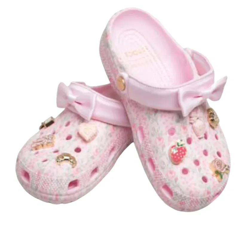 Сабо Crocs Classic Clog Love Shack Fancy 'Pink Milk' 212706-6ZW, розовый — фото 2