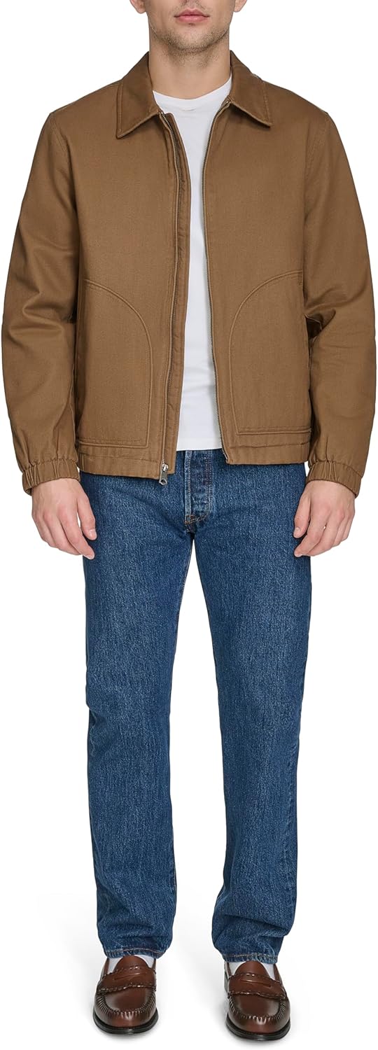Мужская куртка Levi's с отложным воротником Levi's из хлопка Depot, Worker Brown — фото 2