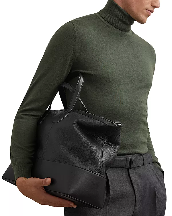 

Свитер с высоким воротником Caine приталенного кроя Reiss, зеленый