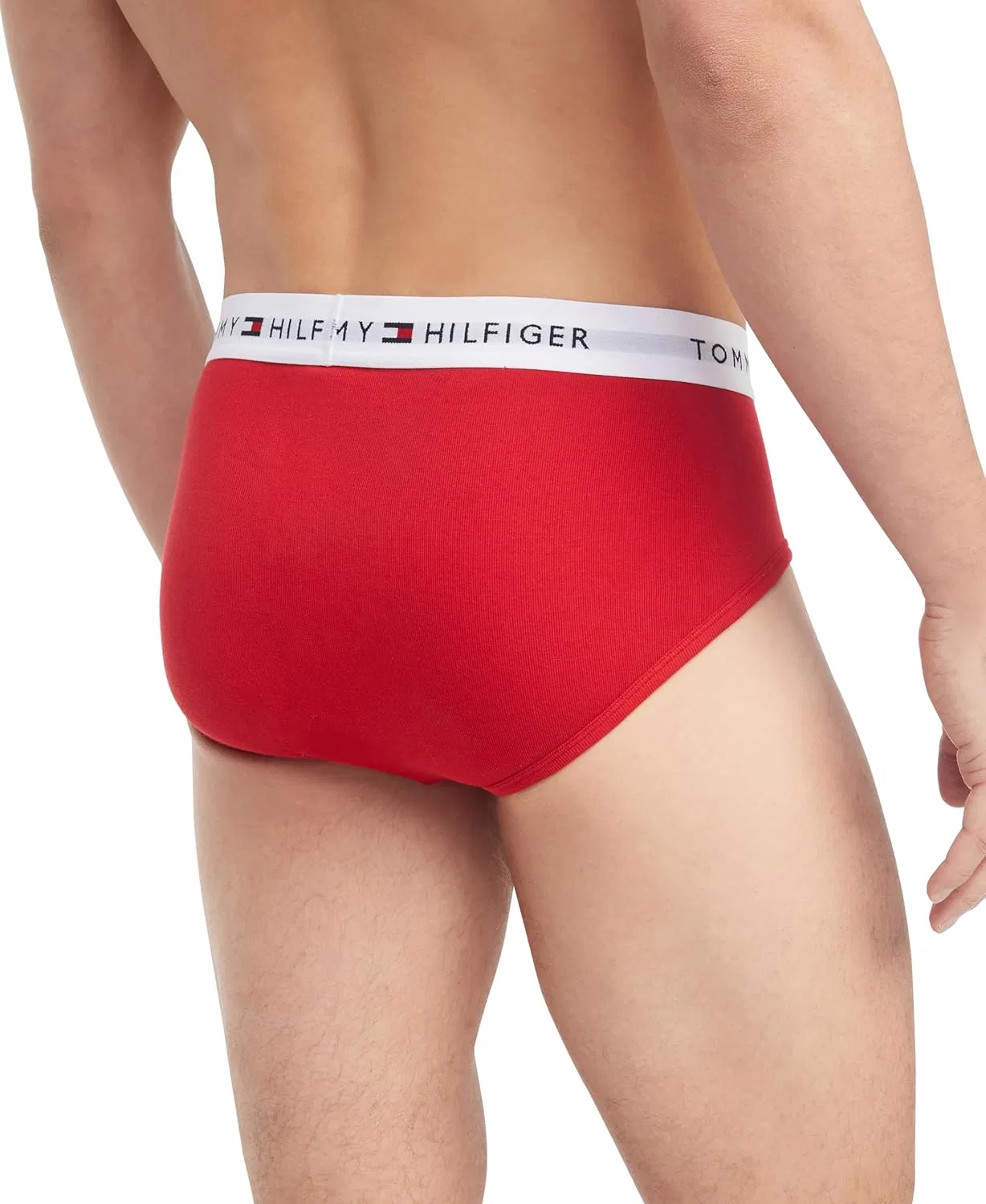 Боксеры Tommy Hilfiger, 4 пачки, темно-синий, красный, белый — фото 3