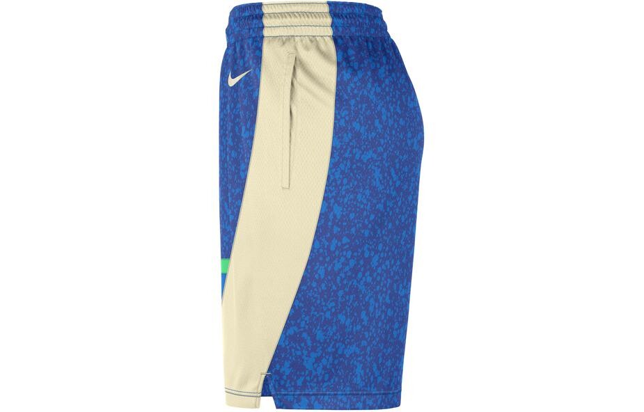 Шорты NBA Milwaukee Bucks Swingman City Edition Dri-Fit Nike, синий — фото 3