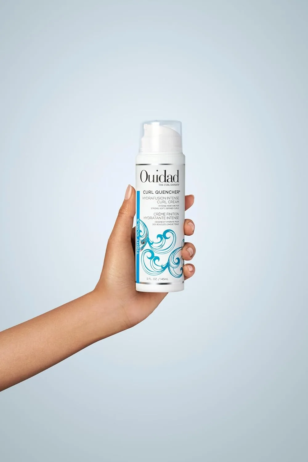 Крем для интенсивного ухода за кудрями OUIDAD Curl Quencher Hydrafusion, 140 мл, и увлажняющий шампунь, 240 мл. — фото 3