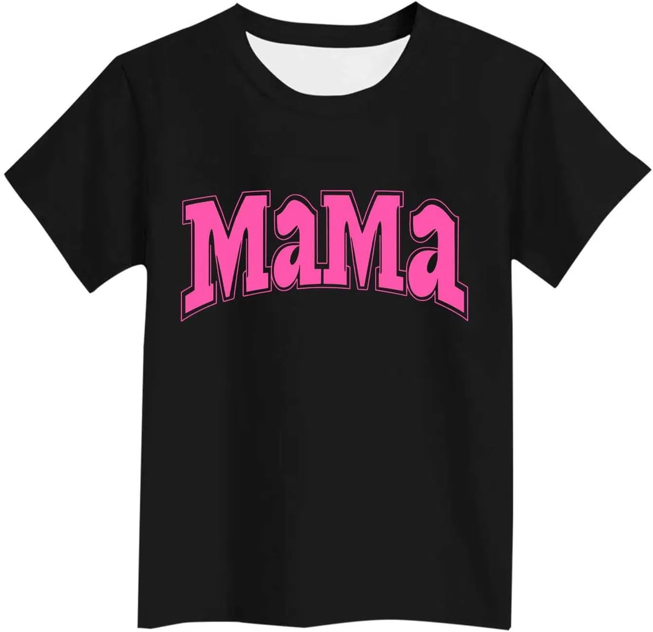 Футболка с принтом Mama, Zzalalana, черный