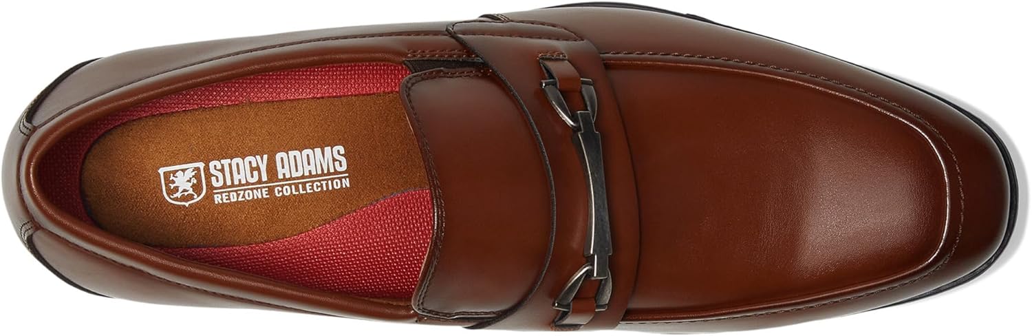 Мужские лоферы Stacy Adams Lundy без шнурков, Cognac — фото 2