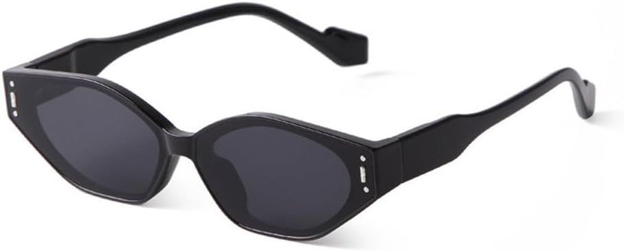 

Солнцезащитные очки неправильной формы 2027 года для женщин, модные уличные солнцезащитные очки для фотосъемки, женские солнцезащитные очки UV400 MTZJH, C1 Bright Black Grey