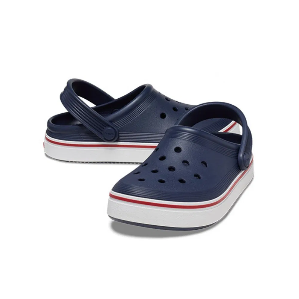 Детские сабо Off Court в цвете Navy Purple от Crocs — фото 4