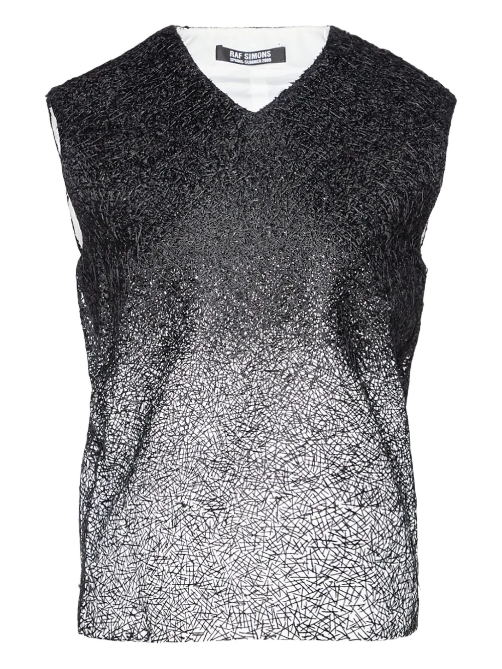 

Жилет деграде Raf Simons, черный