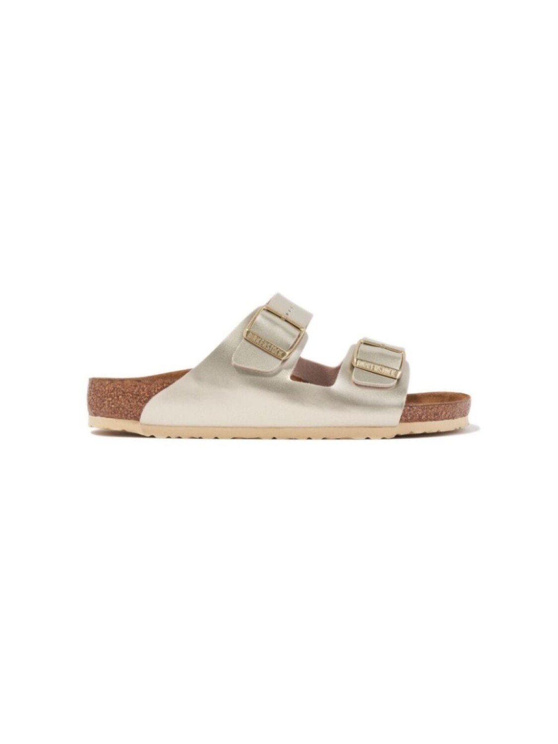 

Сандалии Arizona с эффектом металлик Birkenstock Kids, золотистый