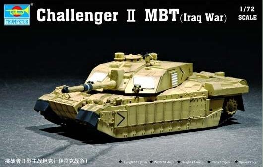 

Комплект модели ОБТ Challenger II для войны в Ираке TRUMPETER