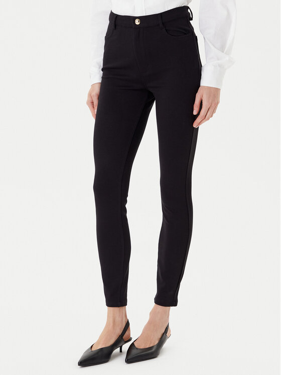 

Брюки из ткани regular fit TF5129 JS182 Liu Jo Sport, чёрный