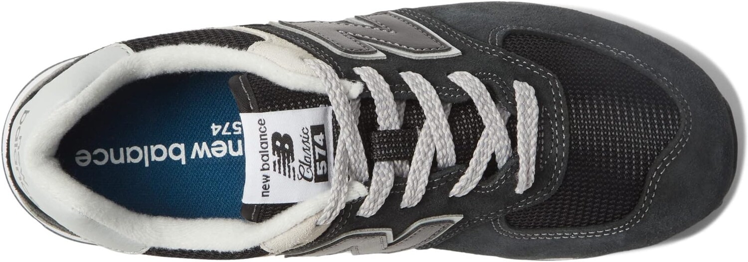 Кроссовки 574 Core New Balance, цвет Black/White — фото 2