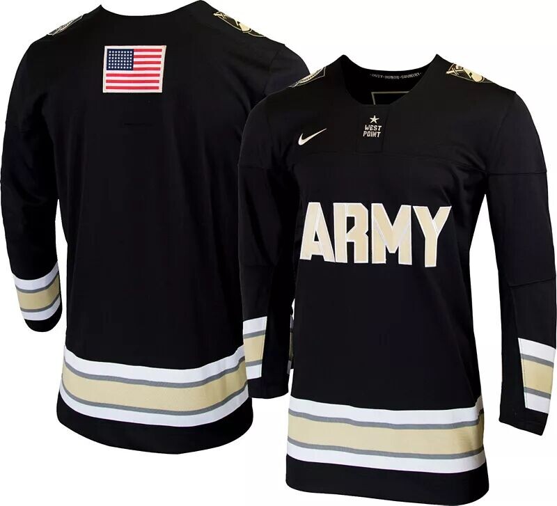 

Мужская хоккейная майка Nike Army West Point Black Knights Реплика