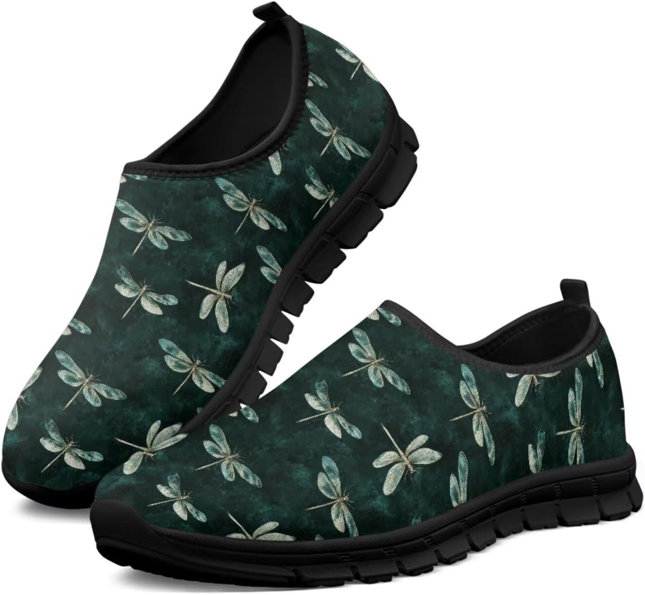 

Мужские модные кроссовки Hresuewn, низкие, с противоскользящей подошвой, повседневная обувь для мужчин, удобные для ходьбы, зеленый