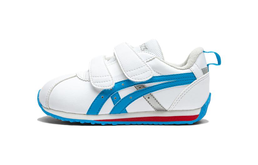 

Низкие дышащие износостойкие детские туфли Cotla Anti Kick для младенцев и малышей ASICS, белый/синий/красный
