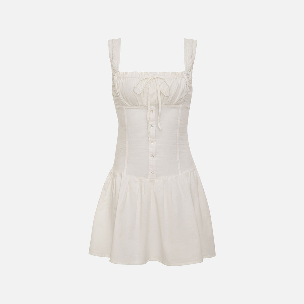 

Платье Frankies Bikinis Christa Gauze Dress, белый