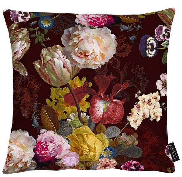 

Декоративная подушка Apelt Herbstzeit Typ B, 39x10x39 см цвет aubergine