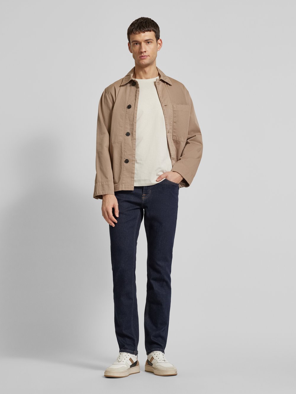 

Джинсы Slim fit с контрастной строчкой, модель «Митч» JOOP! Jeans, темно-синий