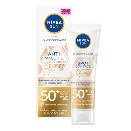 

NIVEA SUN Triple Protection Sunscreen SPF 50+ тюбик 40 мл - Крем для лица с гиалуроновой кислотой и витамином Е для ежедневного использования