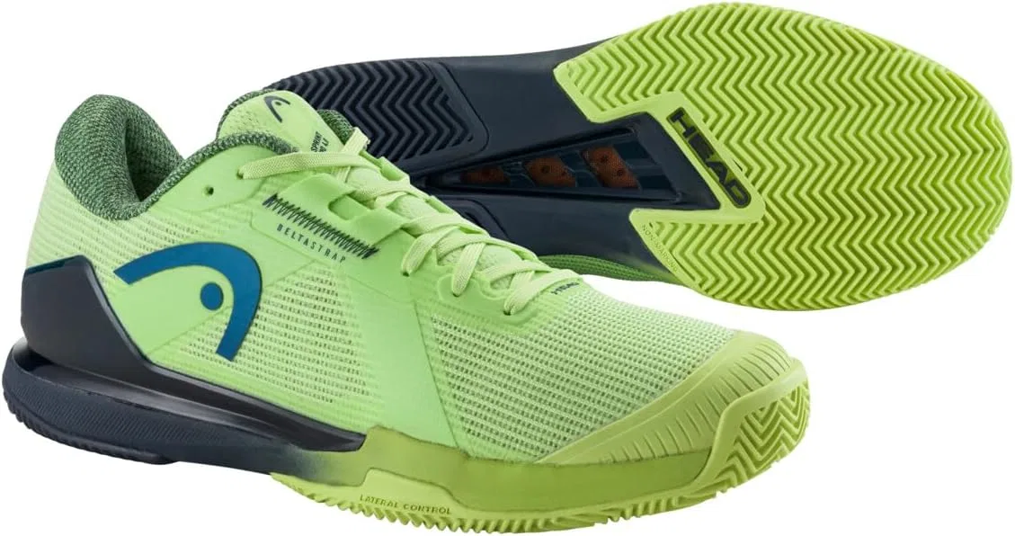 Мужские теннисные кроссовки HEAD Sprint Pro 4.0 Clay, Lime/Navy — фото 4