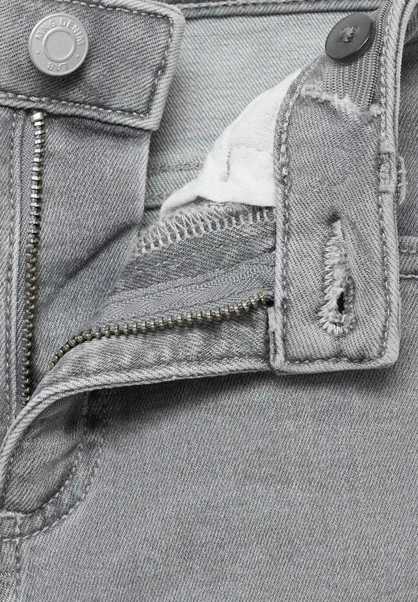 Детские расклешенные джинсы Mango Kids, Grey Denim — фото 4