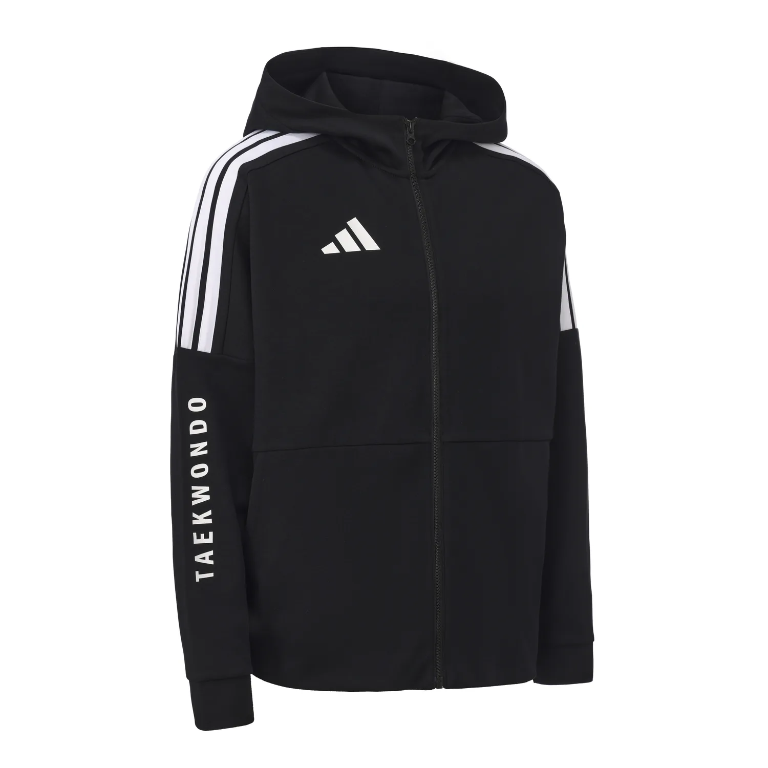 Повседневная спортивная одежда унисекс Adidas, Set (Black and White Hoodie Top+Black and White Straight Fit Pants) — фото 3