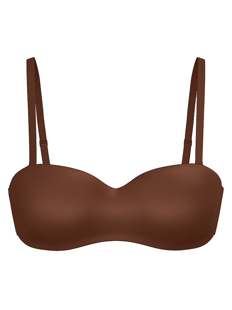 Гладкий бюстгальтер без бретелек на легкой подкладке Victoria'S Secret Bare, ganache — фото 2