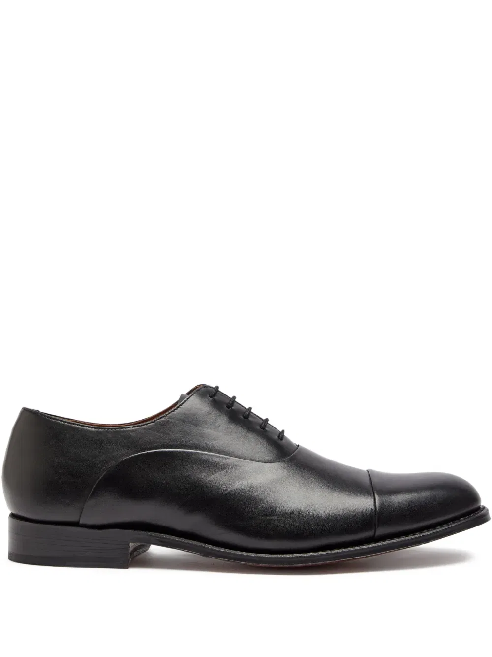 Оксфордские туфли Nate с перфорацией на мыске Grenson, черный