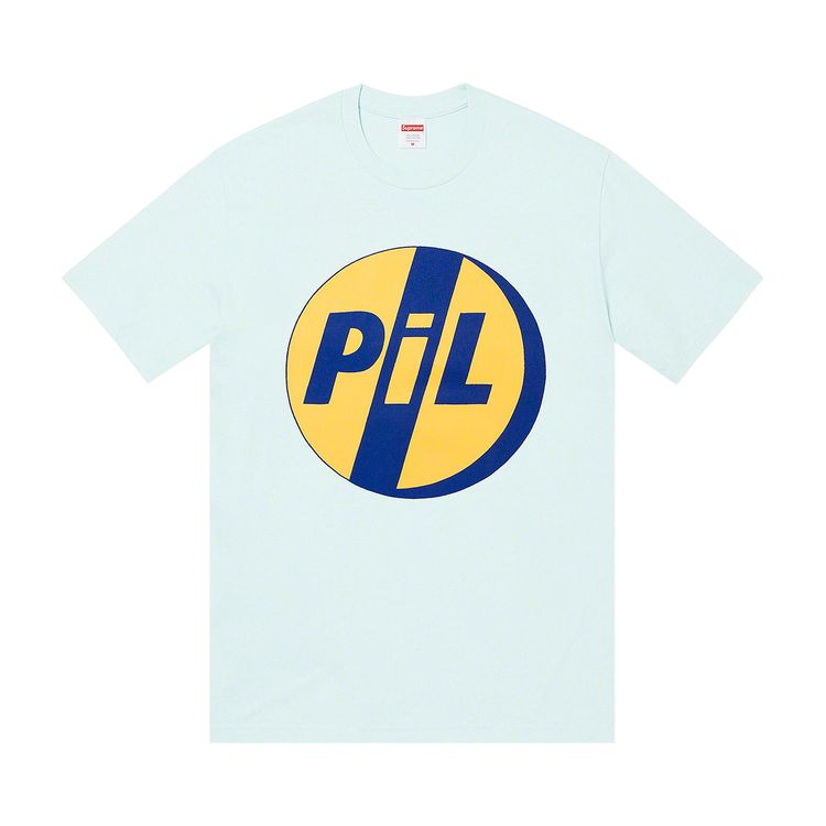 

Футболка Supreme x PiL Tee Pale Blue, синий