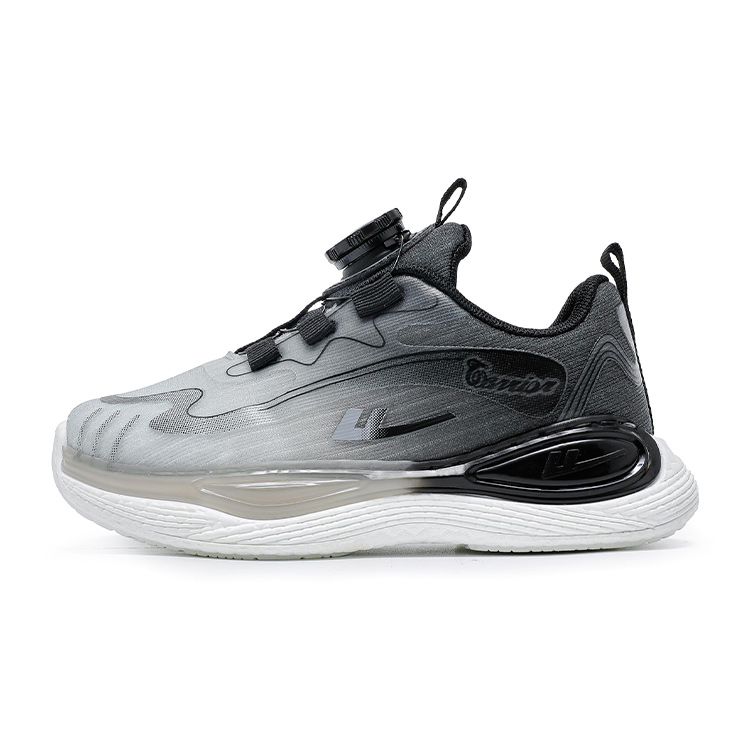 

Беговые кроссовки низкие с амортизацией, легкие, устойчивые к истиранию ткани, увеличивающие рост WARRIOR, черный серый