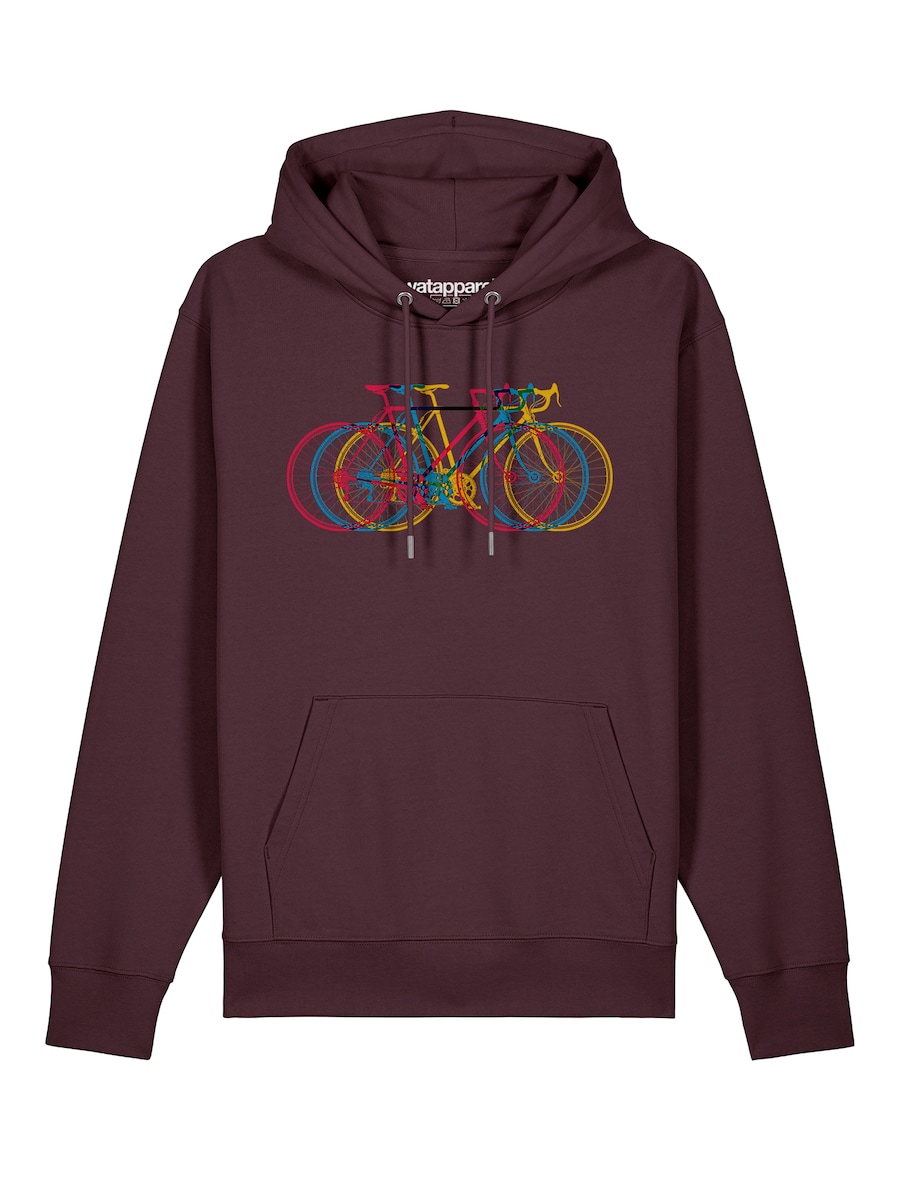 

Толстовка Watapparel Fahrräder, темно-красный