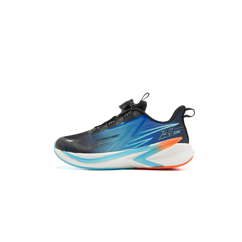 

Кроссовки для бега Flying Shadow LITE YOUNG Rebound легкие, амортизирующие, низкие, детские / Gazing Blue Kids QIAODAN, черный