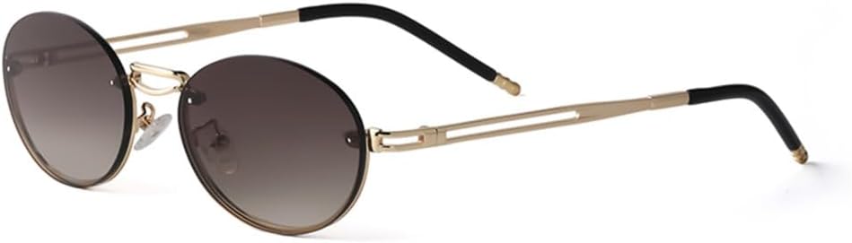 

Модные женские солнцезащитные очки 2027 года, металлические классические солнцезащитные очки для отдыха на природе в стиле ретро, ​​для вечеринок, C6, один размер MTZJH, One Color