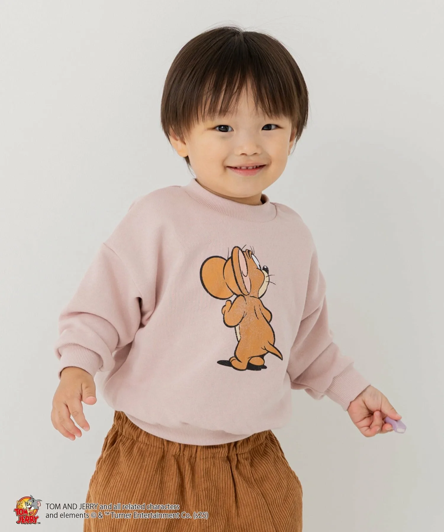 Флисовая толстовка с изображением Тома и Джерри Chil2, B Standing / Smoke Pink