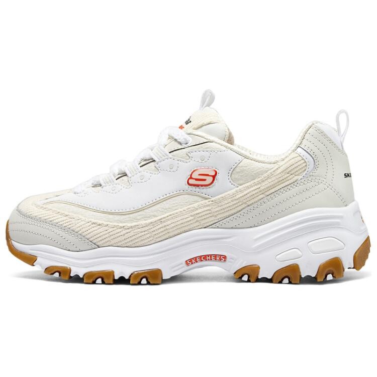 

Кроссовки женские DLITES с низким верхом молочно-белого цвета Skechers