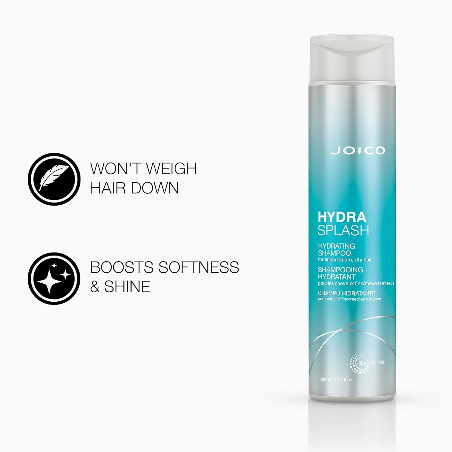 Набор Joico HydraSplash: увлажняющий шампунь и кондиционер, сохраняющие естественную влагу, для тонких, средних и сухих волос. 299 мл (1 шт.) — фото 3