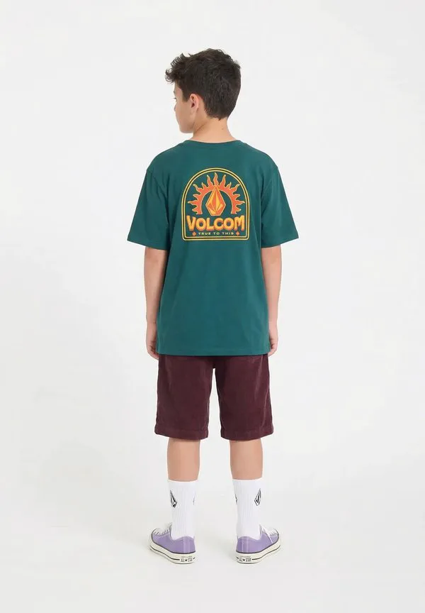 Футболка с принтом на тему солнцестояния Volcom, Rifle Green — фото 2