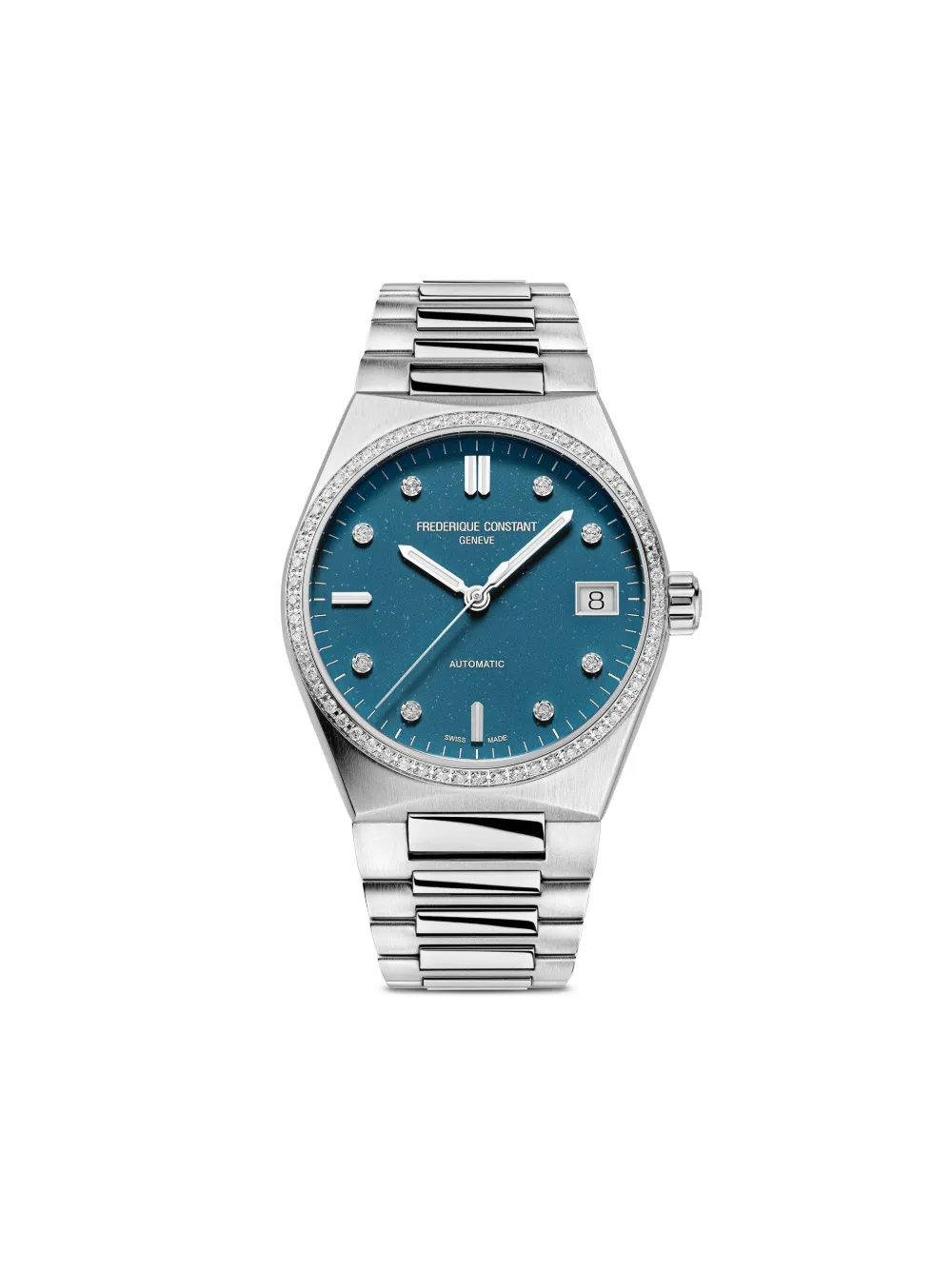 

Наручные часы Highlife Ladies Automatic Sparkling 34 мм Frederique Constant, синий