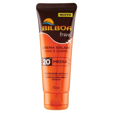 

Kг¶Rpersonnenschutz Travel Size Spf 20 Солнцезащитный крем с низкой защитой для лица и тела 75мл, Bilboa