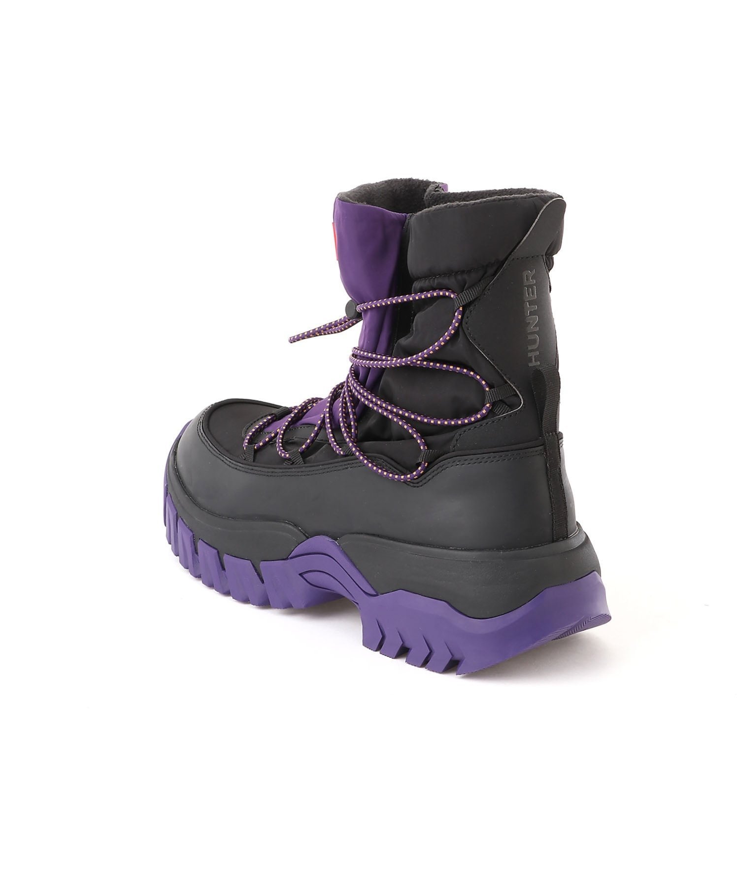 Мужские ботинки Wanderer на шнуровке для активного отдыха (M) HUNTER, Black/Rich Purple — фото 3