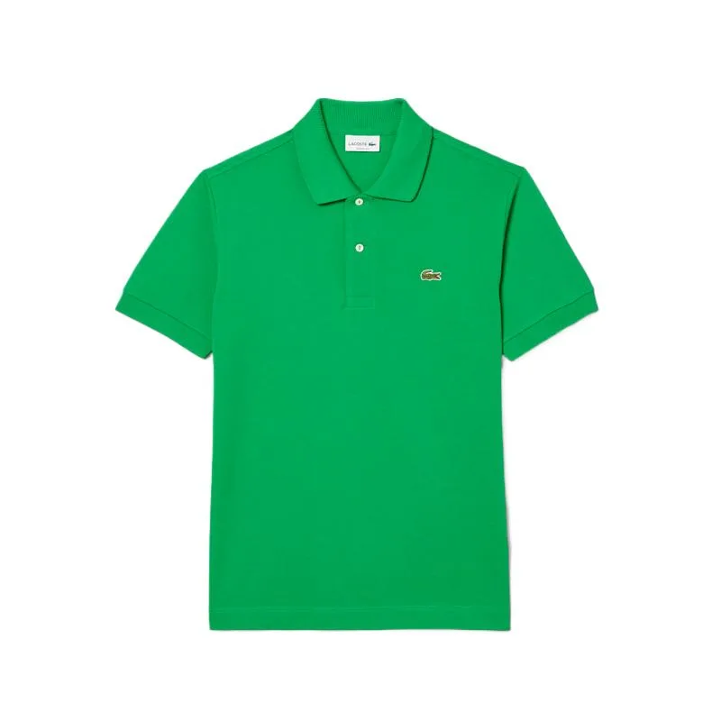 Поло Petit Piqué LACOSTE, зеленый
