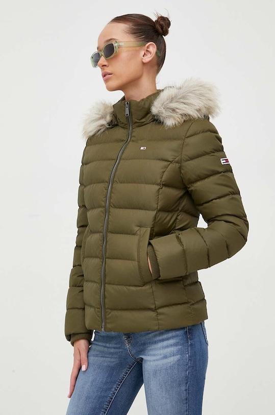 

Пуховая куртка Tommy Jeans, зеленый
