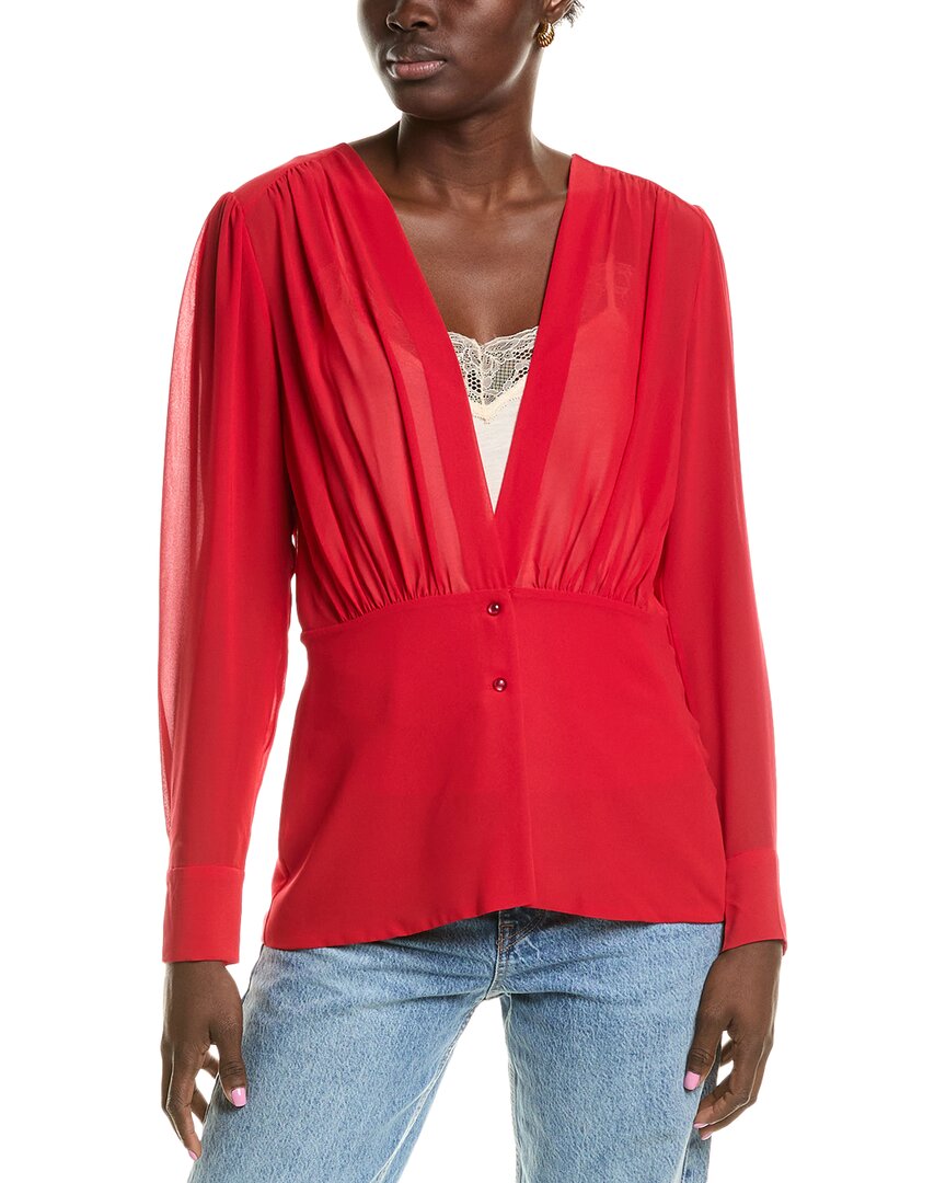 

BCBGMAXAZRIA Блузка, красный