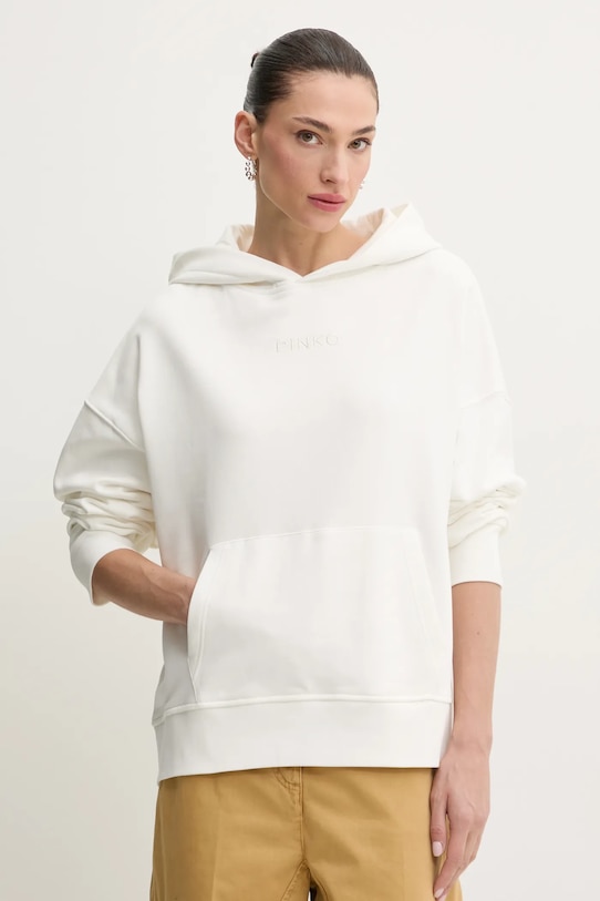 

Хлопковая толстовка Pinko, белый