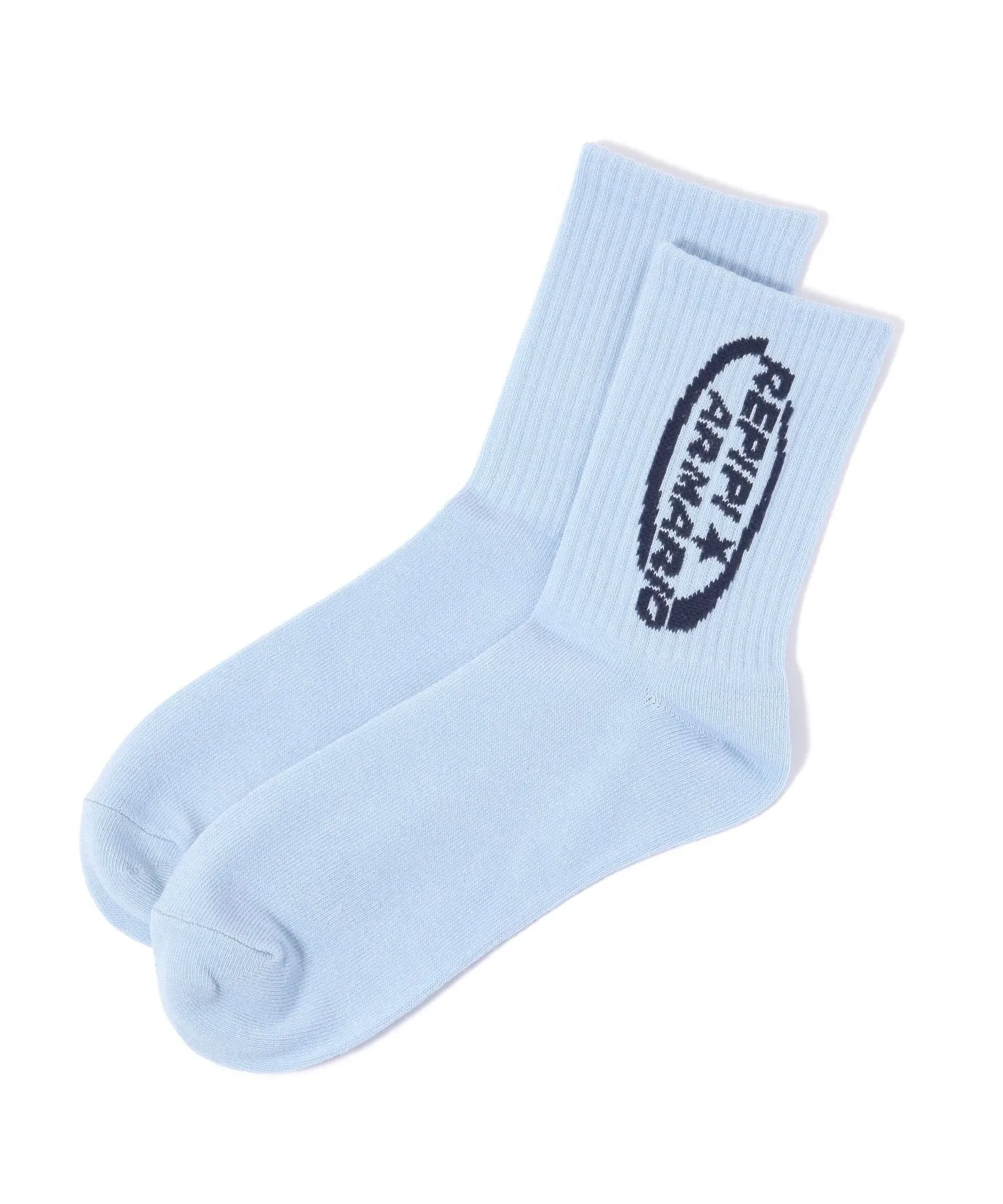 Носки с круглым логотипом Repipi armario, Saxe Blue x Navy Logo 82