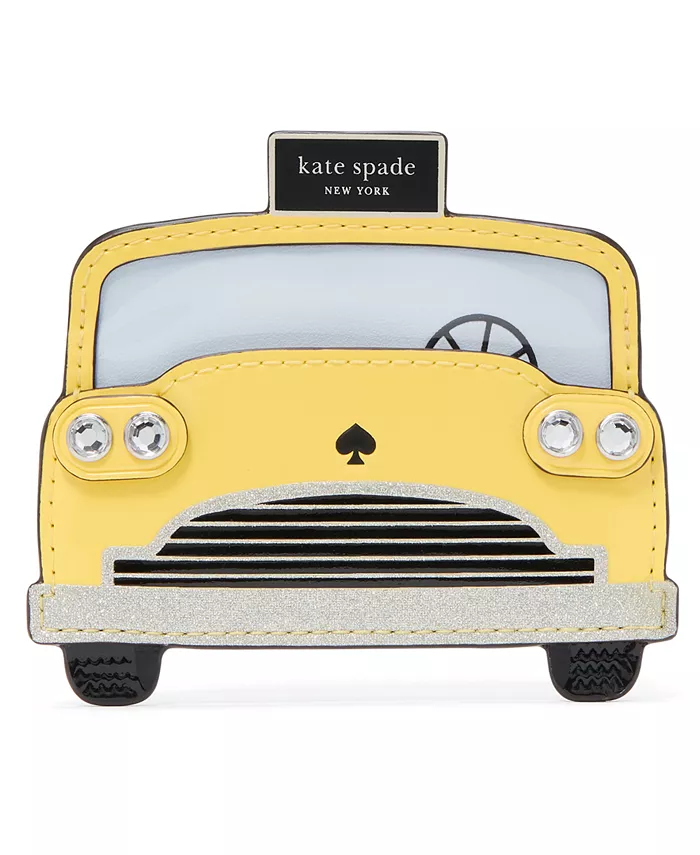 

Чехол для карт Hey Taxi с декором kate spade new york, желтый