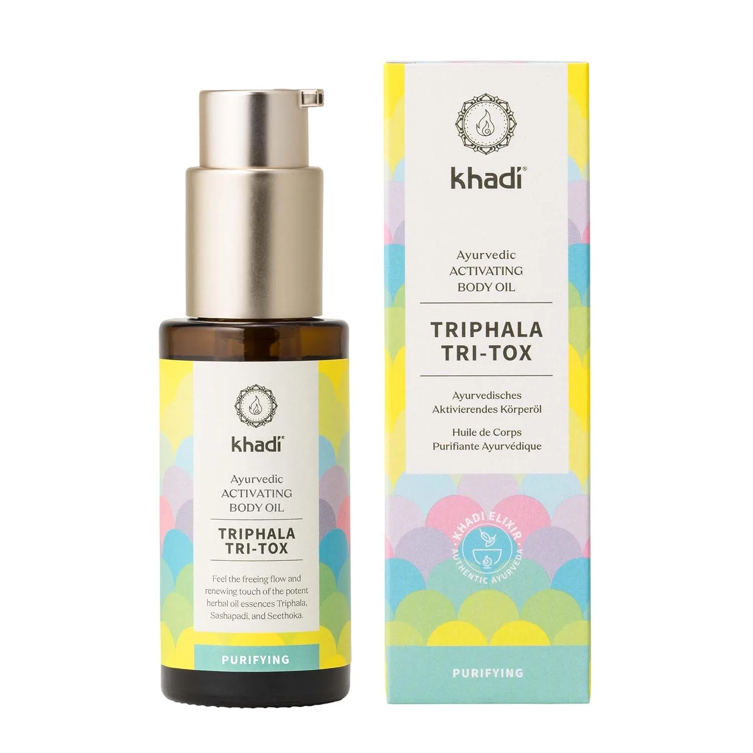 Аюрведическое активирующее масло для тела khadi TRIPHALA TRI-TOX 50 мл Khadi