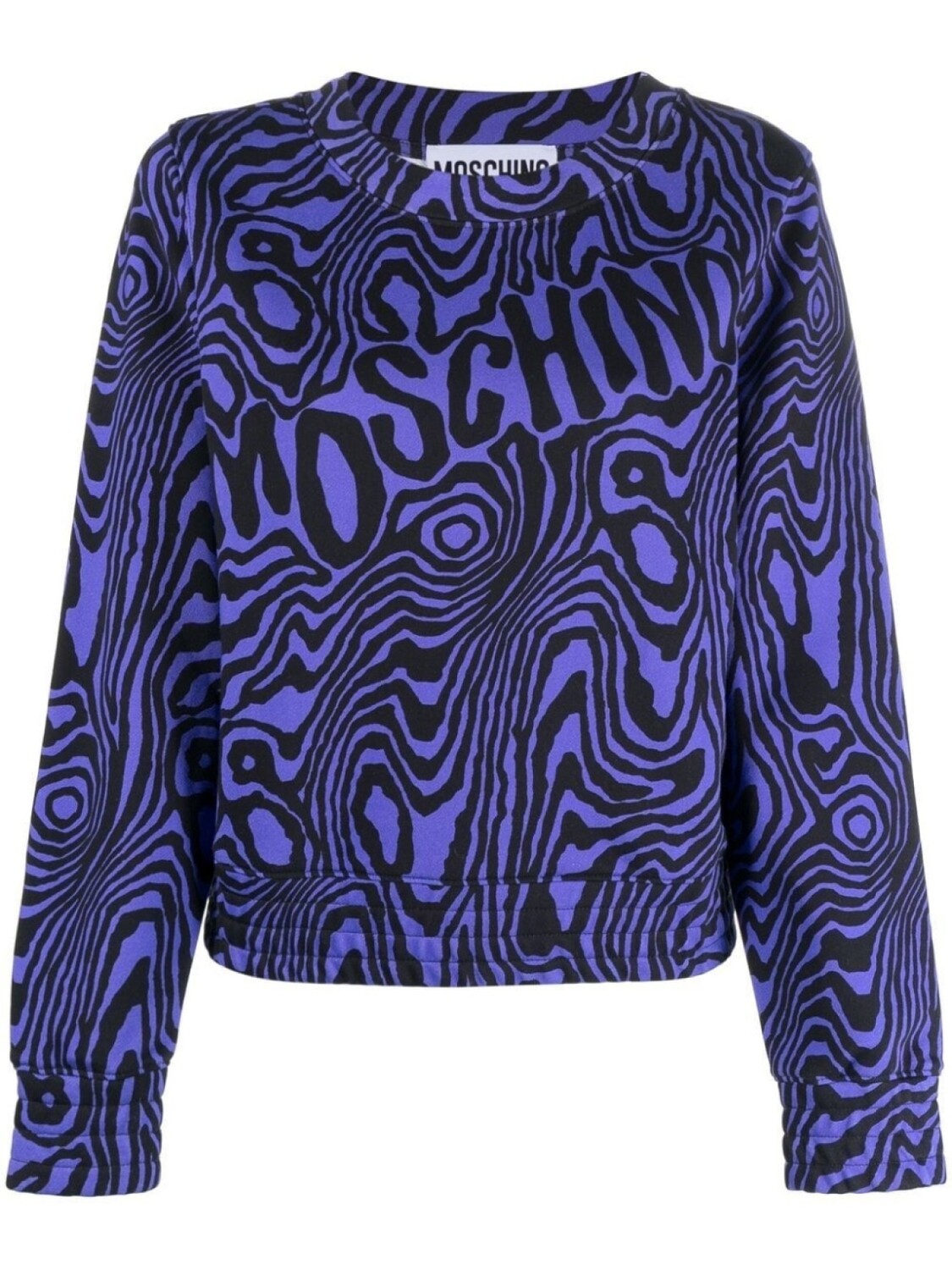 

Moschino толстовка с логотипом, синий